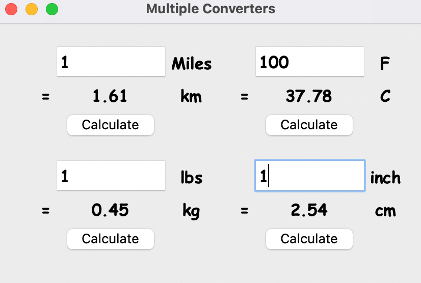 Multiple Converter