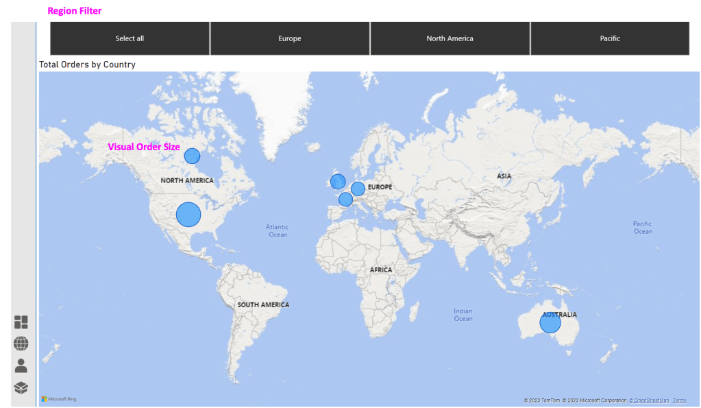 Bike Sales Report&nbsp;(Map)