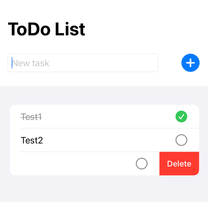 ToDo App (Core&nbsp;Data)