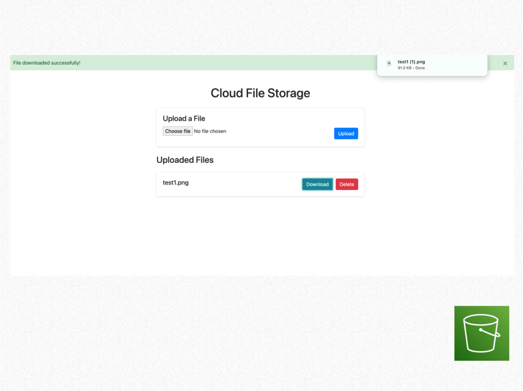Cloud File Storage (AWS&nbsp;S3)